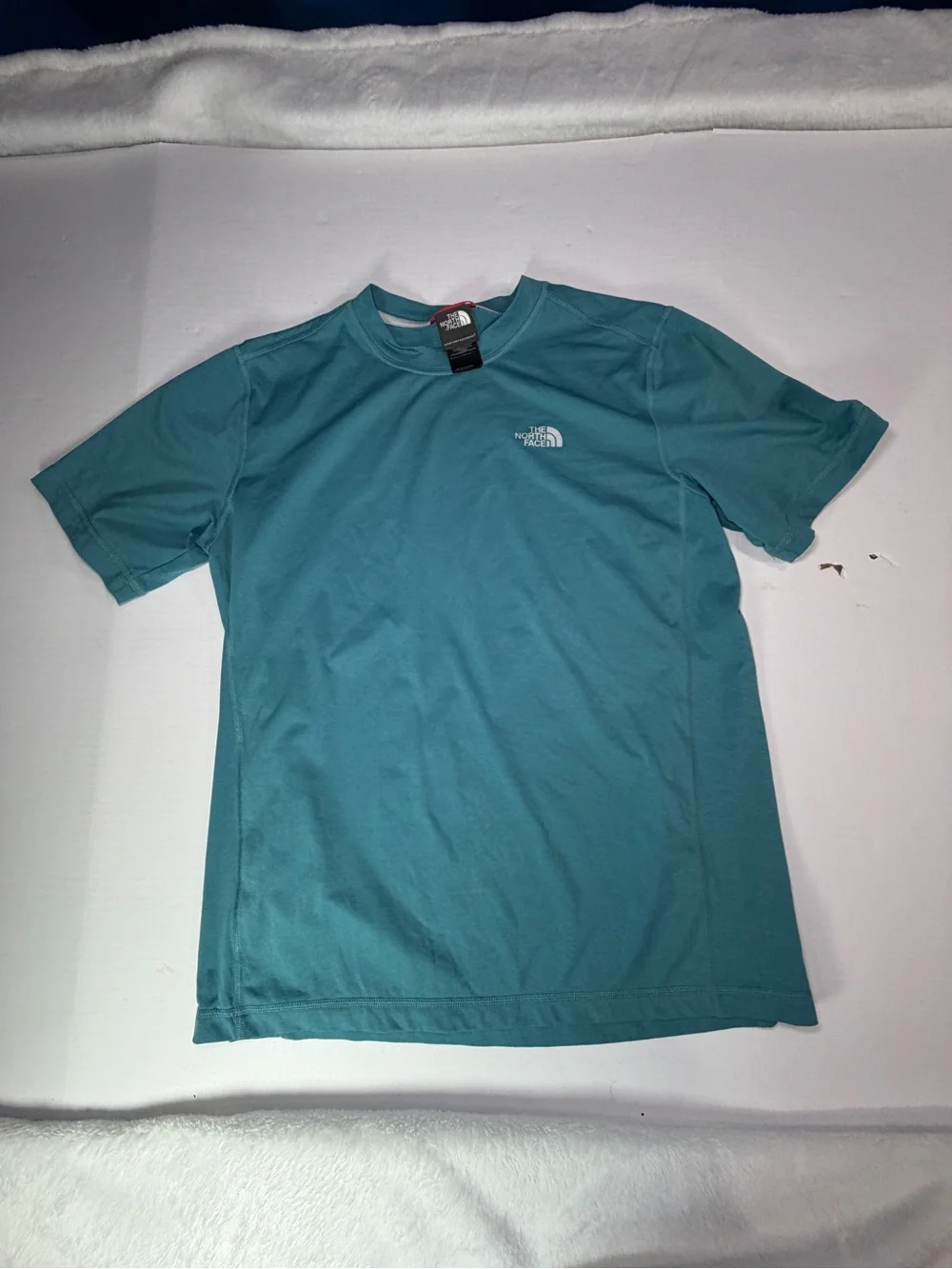 The North Face Short Sleeve Tee in Teal Blue